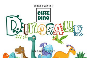 Free Dinosaur Fonts for Creative Projects