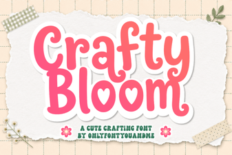 Crafty Bloom Font Design Ideas & Free Download