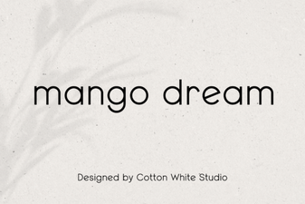 Mango Dream: Fun Fonts for Creative Projects