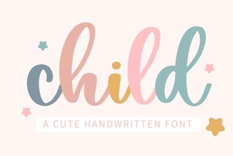 Fonts for Children's Projects and Designs