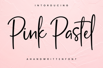 Inspirational Pink Pastel Font Design Ideas