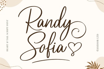 Randy Sofia Font for Elegant Design Projects